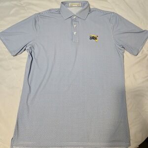 Holderness & Bourne The Duncan Polo Shirt Men's Large Geometeic Florida Open